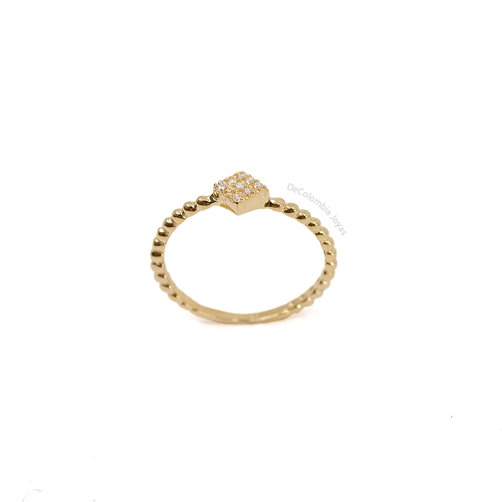 Anillo Compromiso Oro 18k