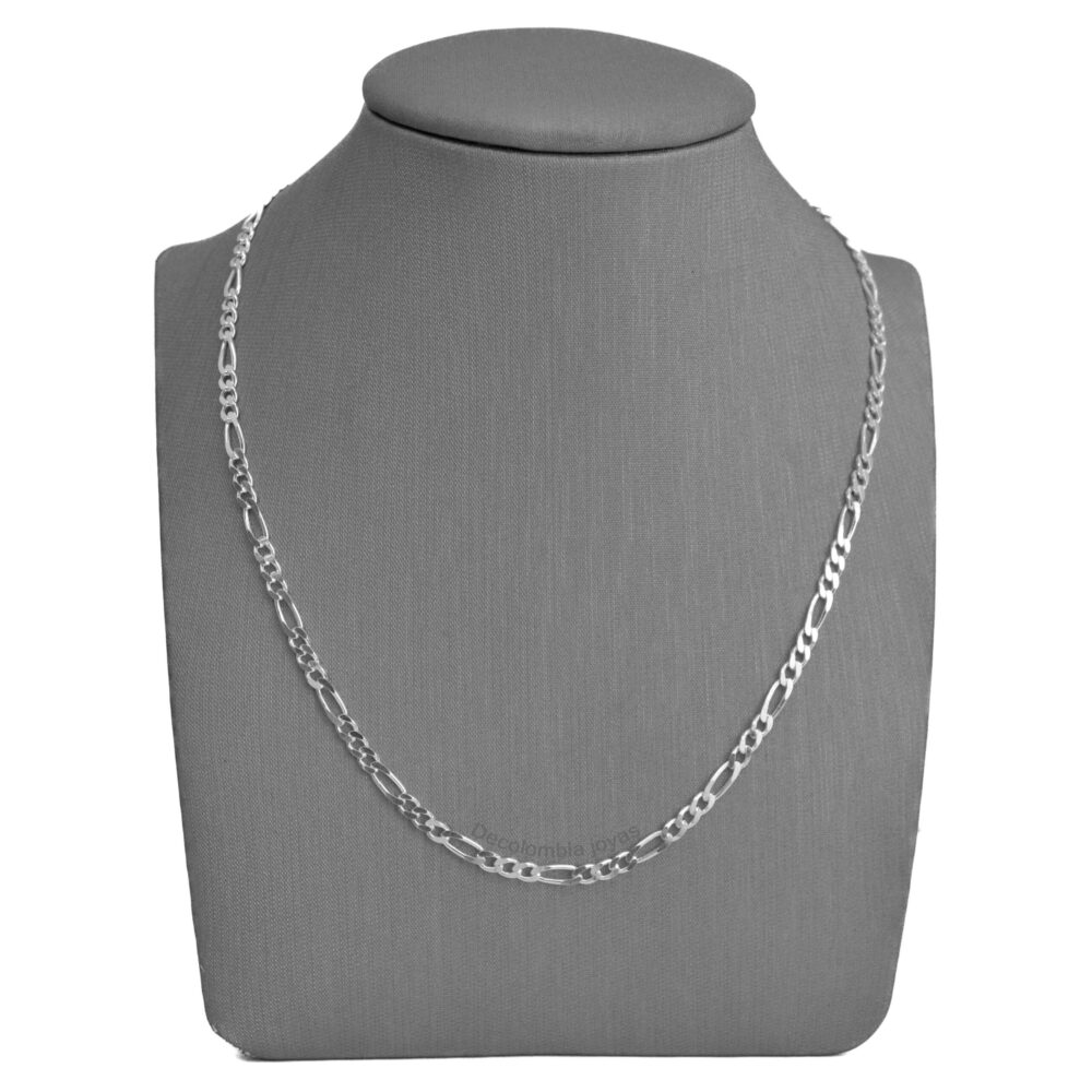 Cadena Figaro Delgada Plata 925/70cm